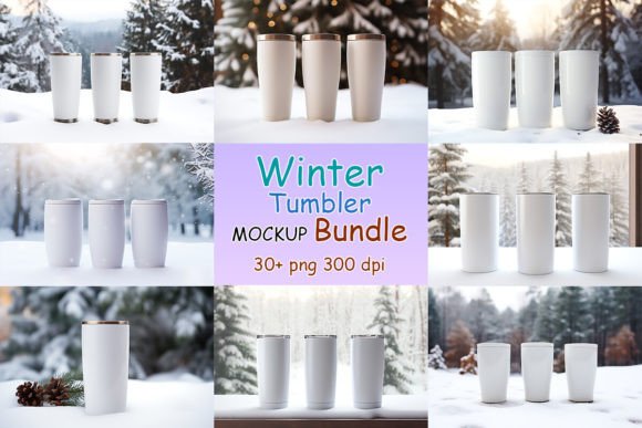 A Brand Designer’s Review: The Winter Tumbler Mockup Bundle