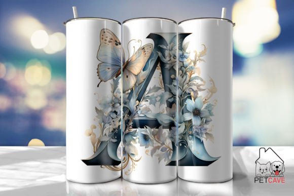 Alphabet Letter a Tumbler Wrap for Editorial Graphics & Crafts