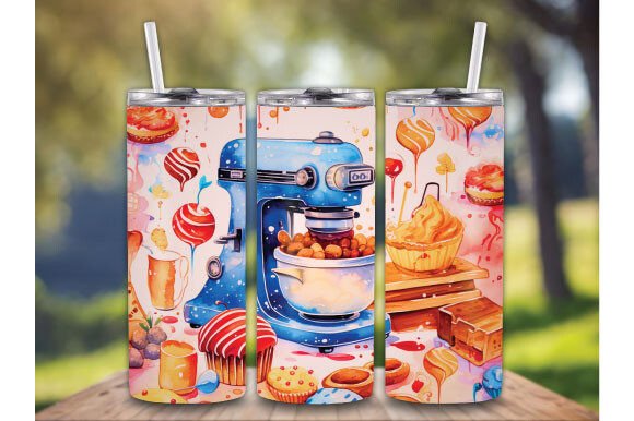 Baking Life Sublimation Graphics for Premium Print Templates