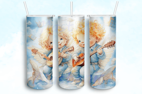 Cherubic Christmas Angels Tumbler Graphics & Crafts Review