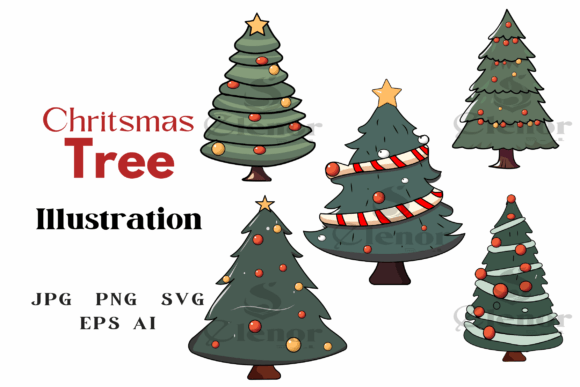Crafting a Festive Season with Christmas Tree Graphics