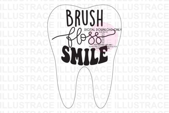 Crafting Dental Designs for Sale with Brush Floss Smile Graphics
