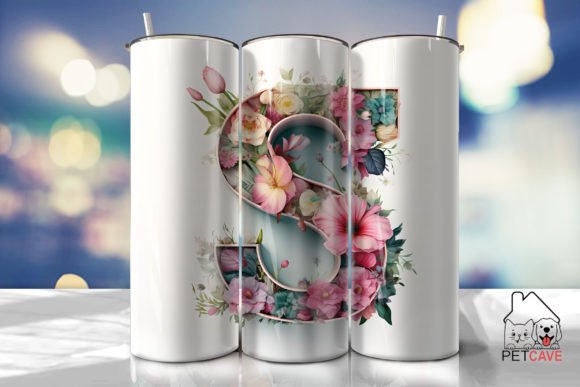 Flower Decorated S Letter Tumbler Wrap: A Designer’s Practical Review