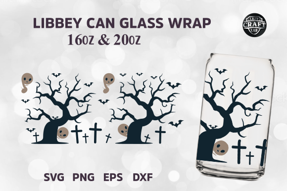 Halloween Libbey Glass Wrap Graphics for Seasonal Branding