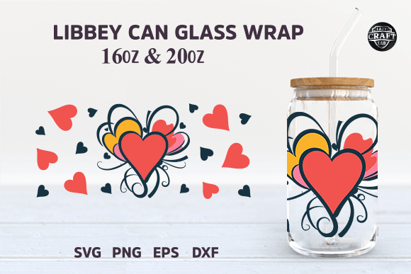 Heart Love Tumbler Wrap SVG Graphics Review