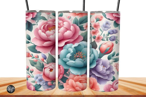 Polished Publishing: Reviewing the Pink and Pastel Blue Flower Tumbler Wrap