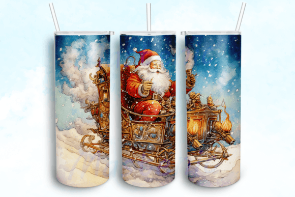 Santa s Journey of Love Tumbler PNG: A Designer Review