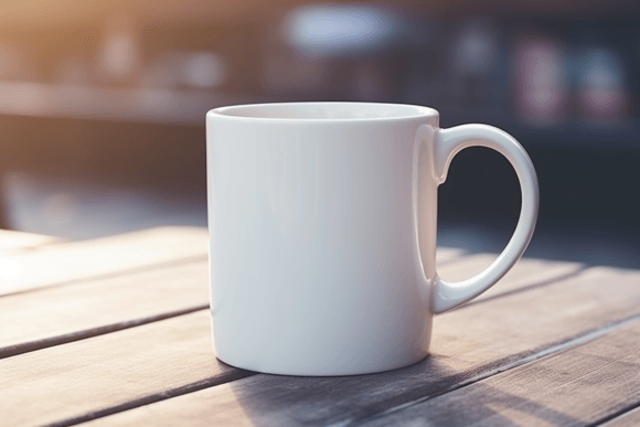 White Cup 2 with Background: Mugs & Graphics Review